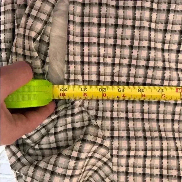 Robert Graham Shirt Mens Large Button Down Black‎ White Flip Cuff Long Sleeve - Picture 10 of 12